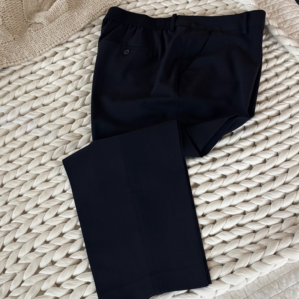 Quince Italian Wool Slim Leg Ankle Pants Women’s SZ 16 Navy